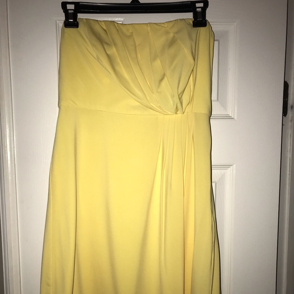 Strapless lined dress